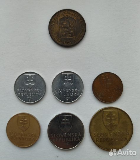 Монеты Великобритании и Европейских стран