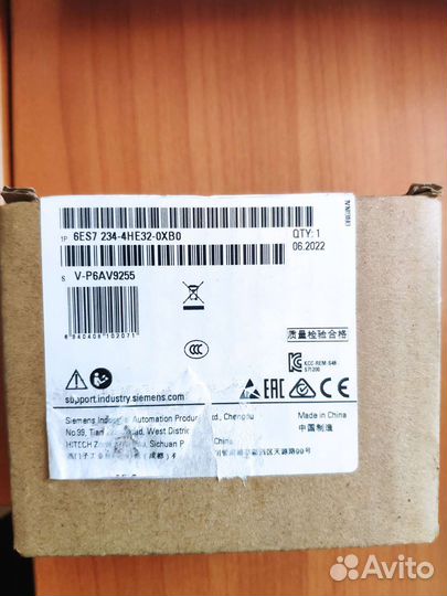 Модуль аналогового ввода асу 6ES7234-4HE32-0XB0