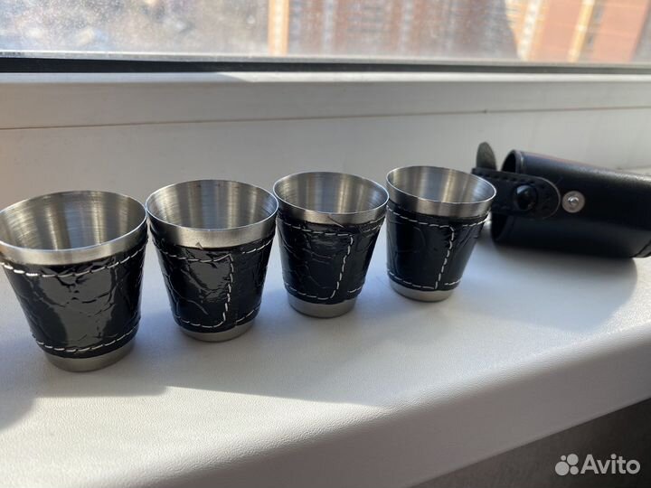 Рюмки металлические в чехле