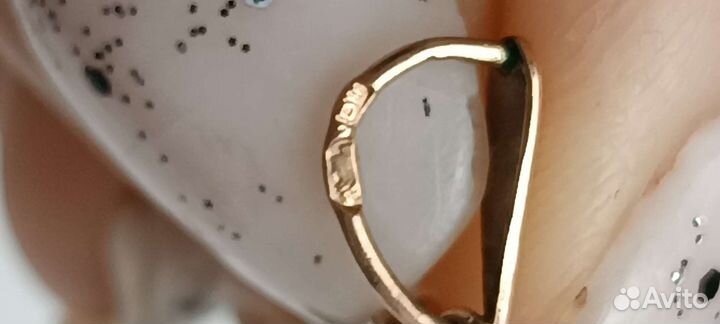 Золотой кулон подвеска 56 проба царизм антикварный