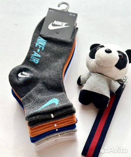 Женские, мужские носки Nike, 5 пар, размер 36-41