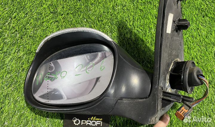 Зеркало левое электрическое Peugeot 206 рестайлинг