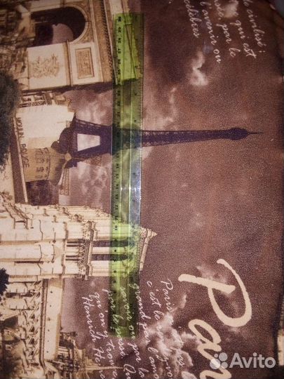 Линейка 30 см зелёная