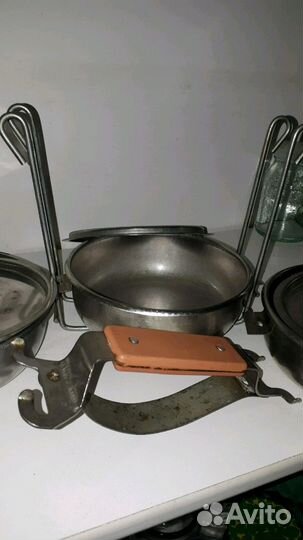 Переносной набор, миски из нержавейки