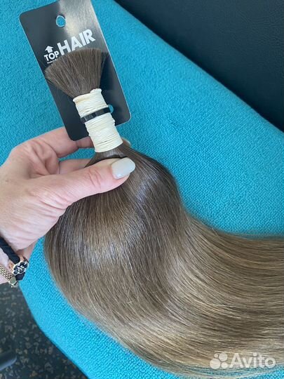 Волосы натуральные срез 50