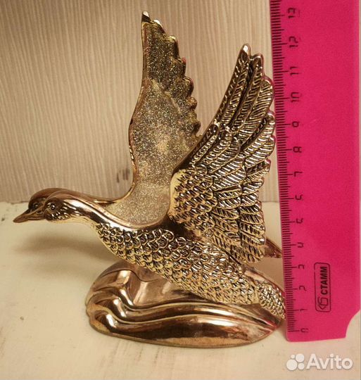 Салфетница металлическая Птица, винтаж