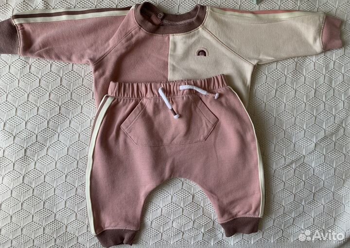 Костюм утепленный hm на 3-6 месяцев