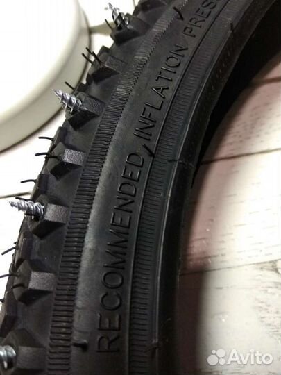 Покрышки шипованные велосипед колёса 16 для зимы