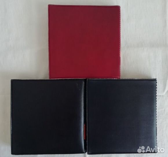 Футляр (бокс) кожзам для бобины 375м 3 шт. 1988г