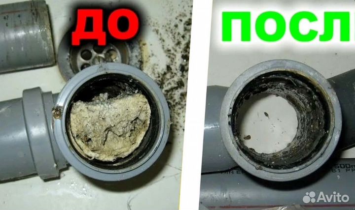 Чистка канализации/Устранение засора