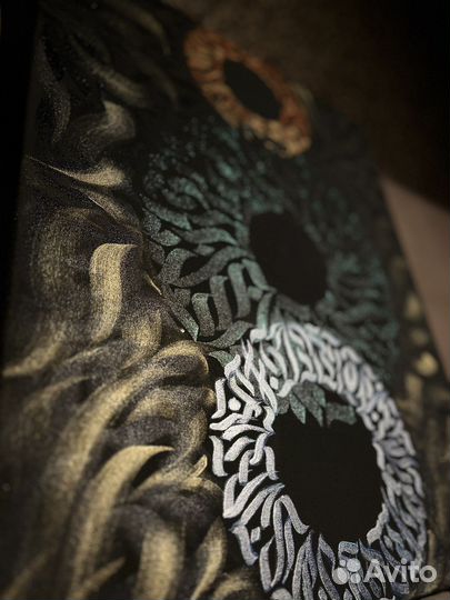 Картина с каллиграфией