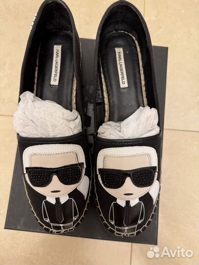 Эспадрильи karl lagerfeld