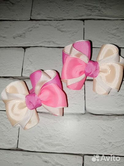 Бантики для волос ручной работы
