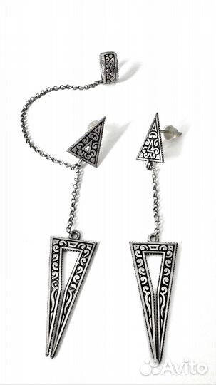 Серьги серебрянные (Армения)