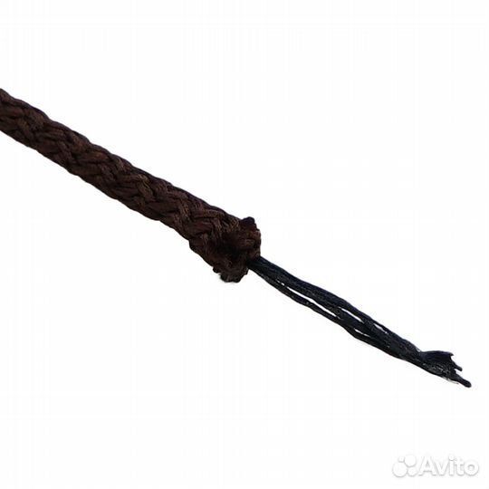 007 коричневый С2045 Шнур плетеный 4мм*100м, 88% полиэстер, 12% полипропилен (Мн) (007 коричневый)