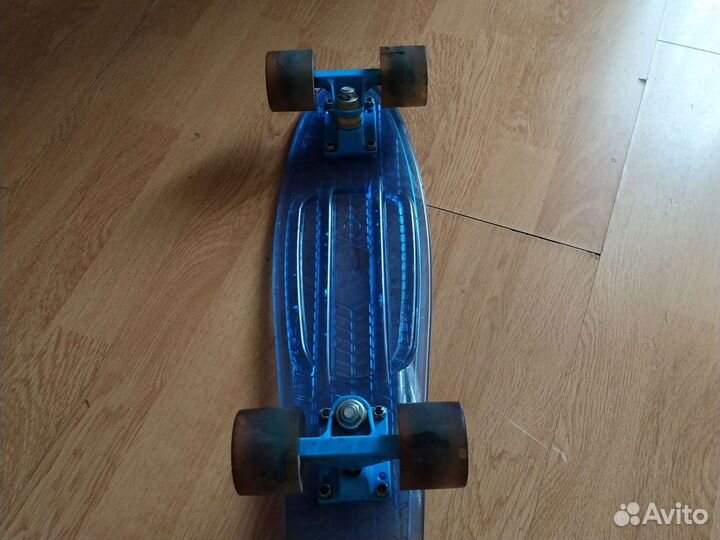 Пенниборд со светящимися колёсами