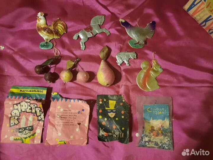 Игрушки елочные СССР