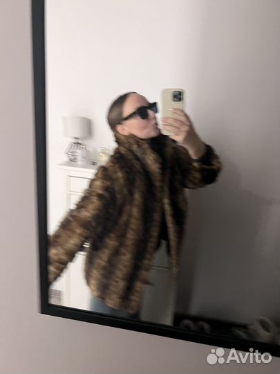 Короткая шуба из натурального меха 48-50