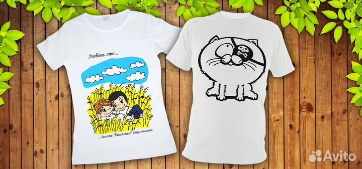 Печать на футболках, кружках, кепках. Фотохолсты