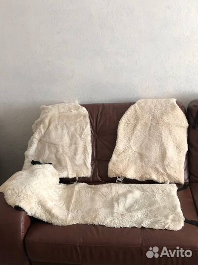 Накидки на сидения из овечьей шерсти