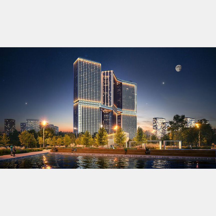 4-к. квартира, 129 м², 42/50 эт.