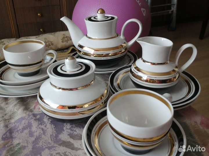 Чайные сервизы Пион, Дороги,попредметно