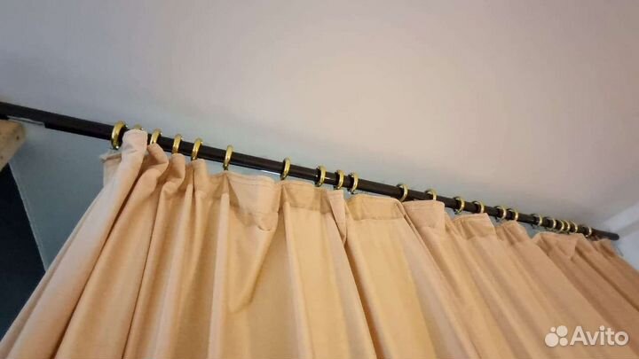 Штора бархатная