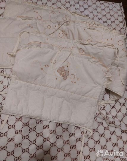 Бортики и балдахин в кроватку