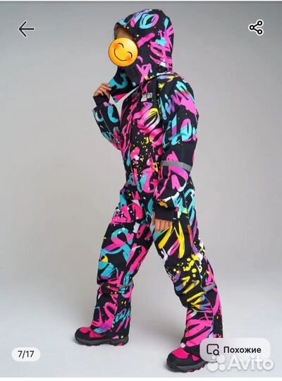 Зимний комбинезон для девочки