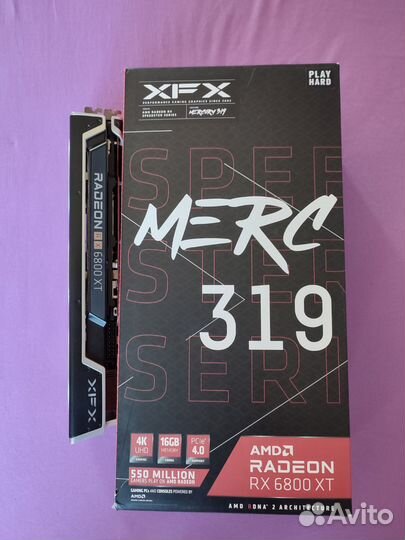 Видеокарта rx6800xt XFX