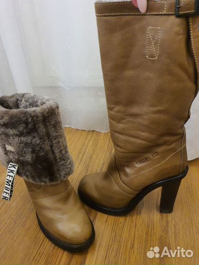 Сапоги женские зимние натуральная кожа