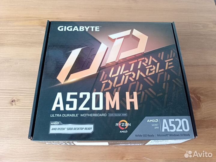 Новая материнская плата AM4 gigabyte A520