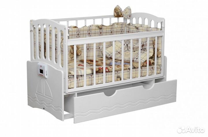 Умная детская кроватка Daka-baby Укачай-ка