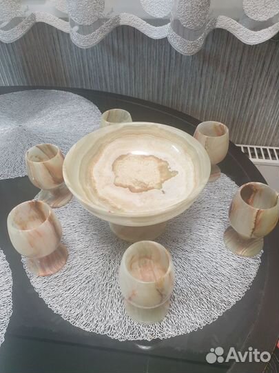 Питьевой набор для вина из Оникса