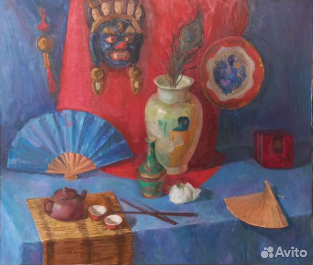 Картина маслом Китайский натюрморт