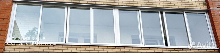Алюминиевые окна на балкон
