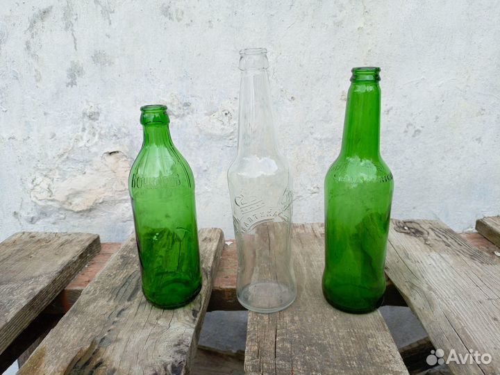 Бутылки пивные б/у