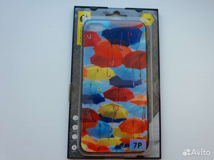 Чехол для iPhone 7 Plus / 8 Plus Чёрный/ Бесплатно