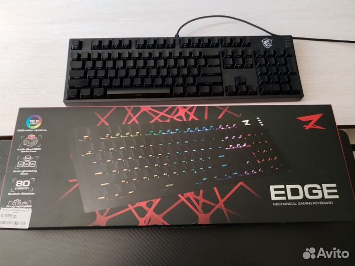 Игровая клавиатура Zet Gaming Edge Kailh Box Red