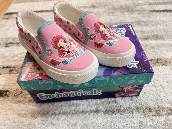 Слипоны кеды для девочки 26