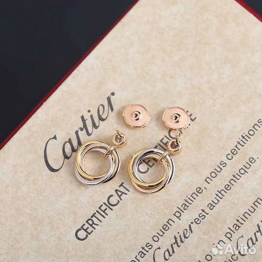 Подвеска кулон колье серьги Картье Cartier vgold