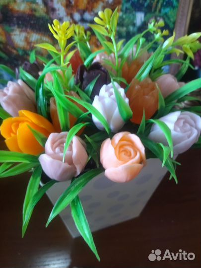 Букеты из мыла ручной работы