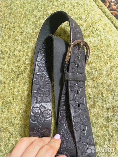 Мужской кожаный ремень