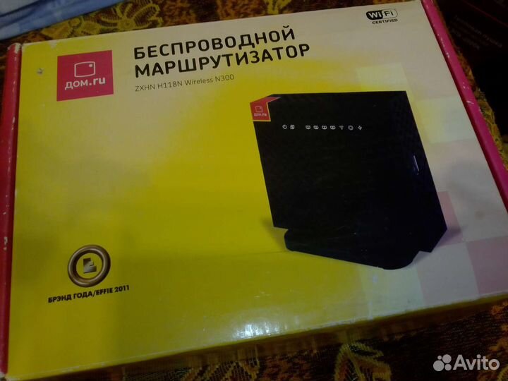 Wi-Fi роутер дом.ру