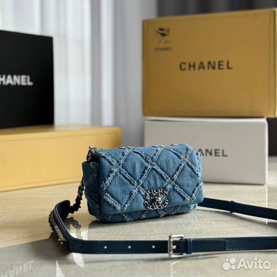 Сумка женская Chanel джинсовая