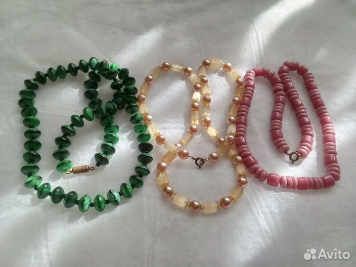 Бусы старинные