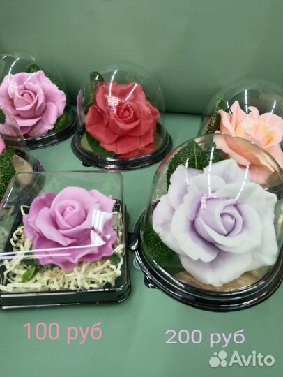 Цветы из мыла