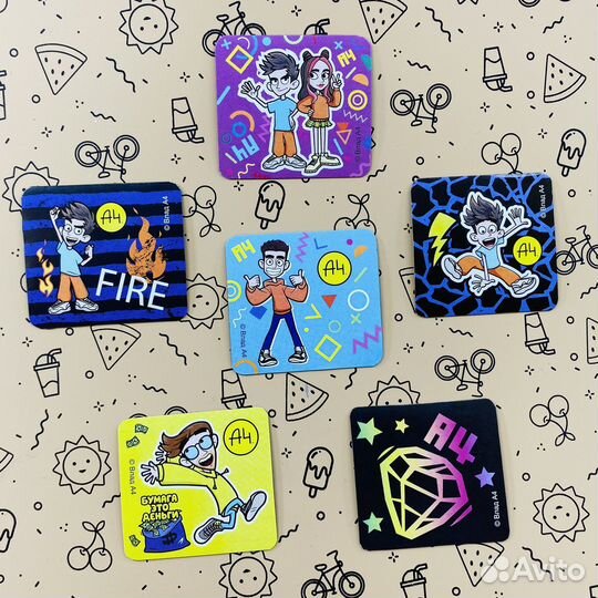 Набор магнитов со знаменитостями.Сумерки,Влад А4