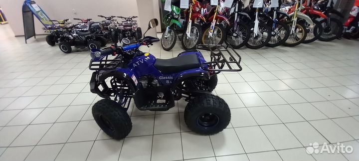 Квадроцикл ATV Classic 8+ 125 кубов синий