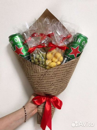 Мужские съедобные букеты